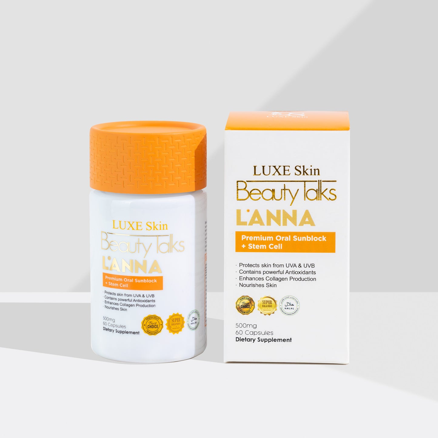 LUXE Skin Beauty Talks L’ANNA Premium Oral Sunblock 500 mg